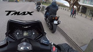 ON SORT LES 3 TMAX 530  AKRAPOVIC  ancienne vidéo [upl. by Ylremik774]