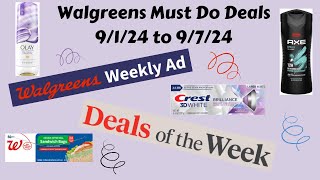 Walgreens Must Do Deals 9124 to 9724  Cheap Body Wash Dental Care and More [upl. by Fiske]