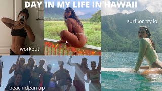 A DAY IN MY LIFE IN HAWAII [upl. by Salohcim]