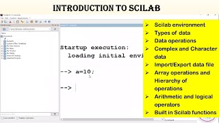 Introduction to SCILAB for beginners part1 [upl. by Themis]