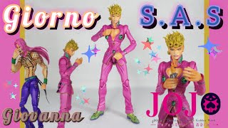 Medicos Super Action Statue Giorno Giovanna Review Jojos Bizarre Adventure Part 5 Golden Wind [upl. by Holms326]