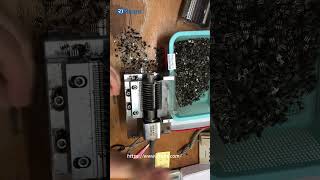 Simple manual 254 20 pin header cutter machine adjustable pins number cutting [upl. by Grissom466]