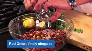 Healthy Life Cooking  Bean Salad [upl. by Hayouqes]