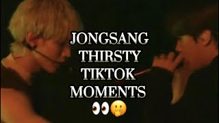 Jongsang thirsty TikTok compilation 👀🥵 ateez atiny yeosang jongho jongsang trending kpop [upl. by Charissa]