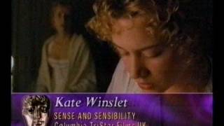 Kate Winslet wins BAFTA for Sense amp Sensibility [upl. by Eceirahs]