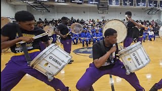 Wossman High School Drumline  Huntington High Battle of the Bands [upl. by Odnolor]