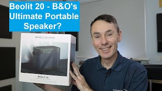 Bang and Olufsen Beolit 20 High End Bluetooth Speaker  Full Review Unboxing Speaker amp Sound Test [upl. by Ailuig]