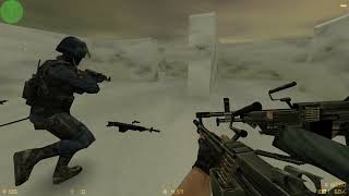 Counter Strike Condition Zero Snow Maze Gameplay 2024 [upl. by Noseimaj]