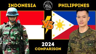 Indonesia vs Philippines Military Power Comparison  World Defense Data [upl. by Stavro]