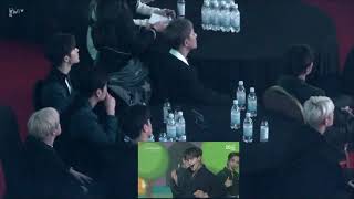 2019 Gaon Chart Music Awards ikon reaction to Seventeen [upl. by Nani]