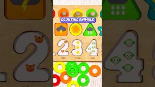 Counting Game for Toddlers amp Kids  Interactive learning videos for toddlers shorts [upl. by Meekyh444]