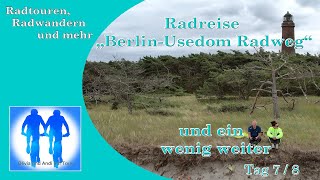 Radreise auf dem BerlinUsedom Radweg  Ostsee Radweg 7 Tag  4K [upl. by Anyd]