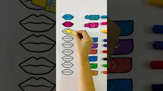 🥰Cute Inside Out lipsticks insideout2 diy shortsfeed art craft coloring [upl. by Eihtur746]