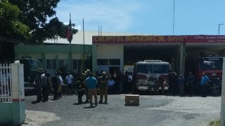 Entrenamiento de bomberos Samaná [upl. by Kellyann]