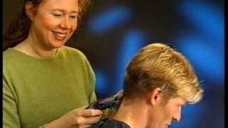 Haarschneidevideo male haircut video 80er 90er [upl. by Noj]