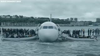 POUSO DE AVIÃO no Rio HUDSON Vira Filme de Heroísmo [upl. by Marelda]