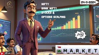 4 November live trading bank nifty trading optionstrading trading livetradinglivetrading today [upl. by Teleya]