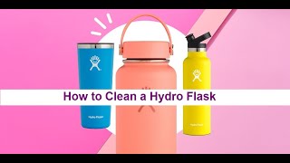 How to Clean Hydro Flask Get rid of bad Smell [upl. by Carper]