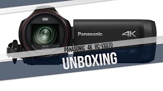 UNBOXING Panasonic HCVX870 Camescope 4K [upl. by Barnabe208]