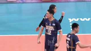 NU on RAMPAGE MODE in set 3 vs UST 😤  UAAP SEASON 86 MEN’S VOLLEYBALL [upl. by Euqinue218]