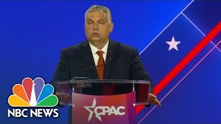 Hungarys Controversial Prime Minister Addresses CPAC Crowd In Texas [upl. by Hernardo]