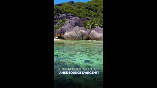 Ein perfekter Tag an der Anse Source dArgent auf La Digue Seychellen shorts [upl. by Geoff327]