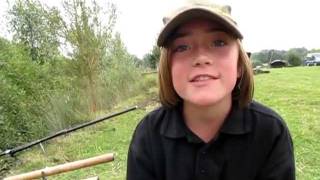 WYCHWOOD CARP ANGLER PHOEBE STUART  AGED 10 [upl. by Eciryt]