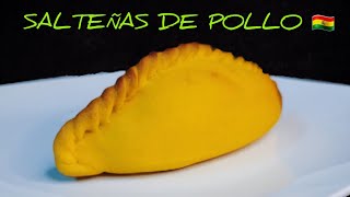 RECETA SALTEÑAS DE POLLO BOLIVIANAS 🇧🇴 [upl. by Aissela]