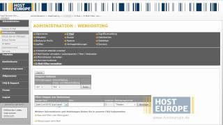 Host Europe VideoFAQ Einrichtung von Filtergruppen [upl. by Selimah40]