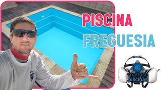 Pintura com Gel Coat Conserto e Restauração em Piscina de Fibra  Mattoso Piscinas  Freguesia  RJ [upl. by Hillhouse]