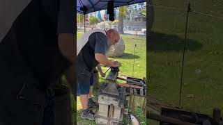 Live from the Frankenmuth Fire Arts festival frankenmuth metal blacksmith [upl. by Rennug]