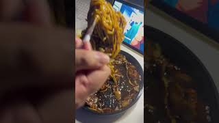 Jajangmyeon amp tangsuyuk x Solo Leveling shorts anime asmr food cravings cozy fyp [upl. by Alaet]