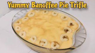 Banoffee Pie Trifle Recipe  Yummy Banana Cream Pie Recipe  Banoffee Pudding [upl. by Otrebliw]