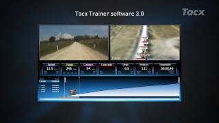 Tacx Trainer software 3 demo clip [upl. by Yrekaz]