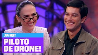 Entrevista Com Especialista Piloto de drone gato 🫦😁  Lady Night  Multishow [upl. by Karli765]