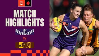 Fremantle v Hawthorn Highlights  Round 3 2023  AFLW [upl. by Rather307]