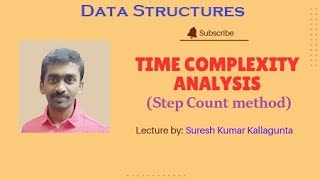 DSL15Time Complexity calculation using the Step count method  Data Structures Algorithm analysis [upl. by Aiuqenehs]