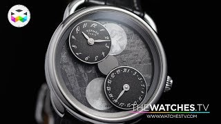 Hermès Very Original Moon Phase Watch at the 2019 SIHH [upl. by Leirad]