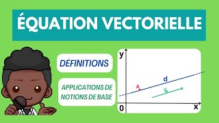 Géométrie analytique Équation vectorielle [upl. by Adan]