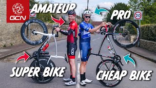 Cheap Bike Pro Rider Vs Super Bike Amateur Rider [upl. by Ramunni371]