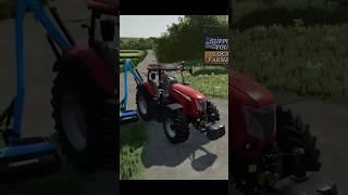 McCormick X8627 Mowing British Verge with Side Arm Flail Mower  Farming Simulator 22 fs22 shorts [upl. by Kobi876]