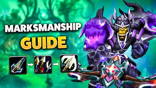 102 Marksmanship Hunter Guide Rotation Talents Gear and More [upl. by Ohaus]