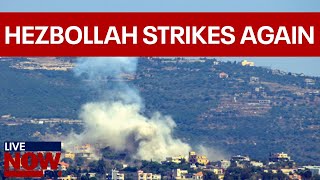 Hezbollah attacks 160 missiles launched into Israel  LiveNOW from FOX [upl. by Jecoa]