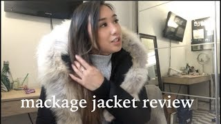 REVIEW MACKAGE HOODED DOWN PARKA  heycarmen [upl. by Caesaria505]