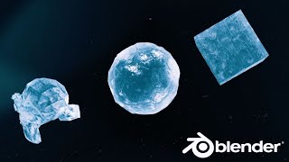 Procedural ice material in Blender 🧊 [upl. by Saqaw512]