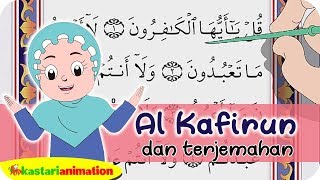 Al Kafirun dan Terjemahan  Juz Amma Diva  Kastari Animation Official [upl. by Yenolem891]