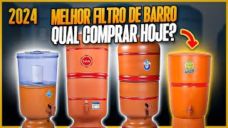 MELHORES FILTROS DE BARRO para Comprar em 2024 4 Modelos Mais Vendidos  Filtro de Barro para Água [upl. by Runck]