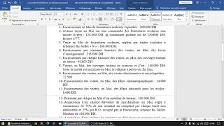 fiscalité de lentreprise  régime dencaissement exercice corrigé [upl. by Gwendolen373]