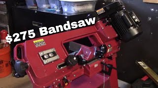 Harbor Freight Bandsaw Review [upl. by Yenhpad]