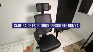 CADEIRA ERGONÔMICA PRESIDENTE BRIZZA da PLAXMETAL  Melhor custobenefício de 2024 [upl. by Egamlat]